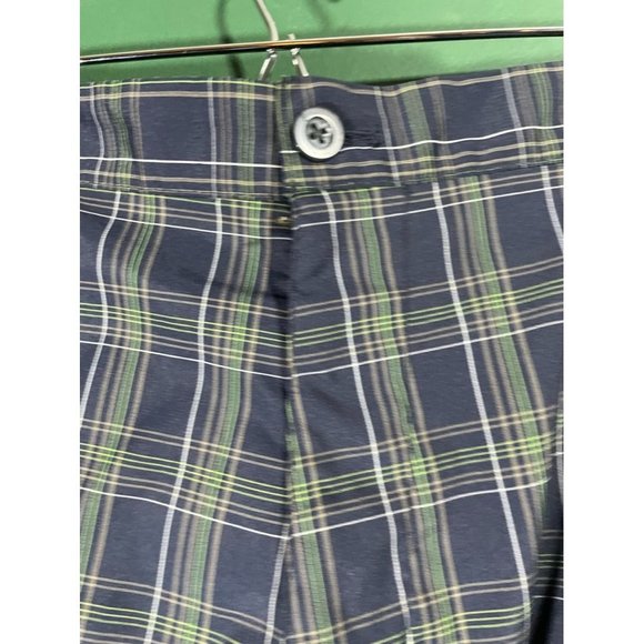 Chaps Golf - Blue/Grey/Green Plaid Shorts - Size 36 - Picture 2 of 6